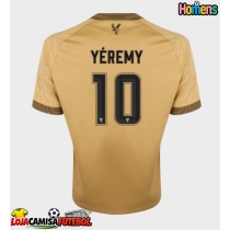 Camisa de Futebol Crystal Palace Yeremy Pino #10 Equipamento Secundário 2025-26 Manga Curta